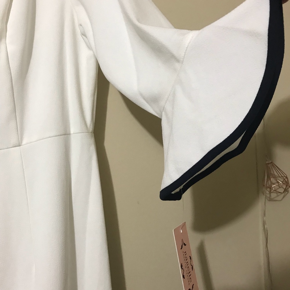 Marshmallow color Nanette dress.